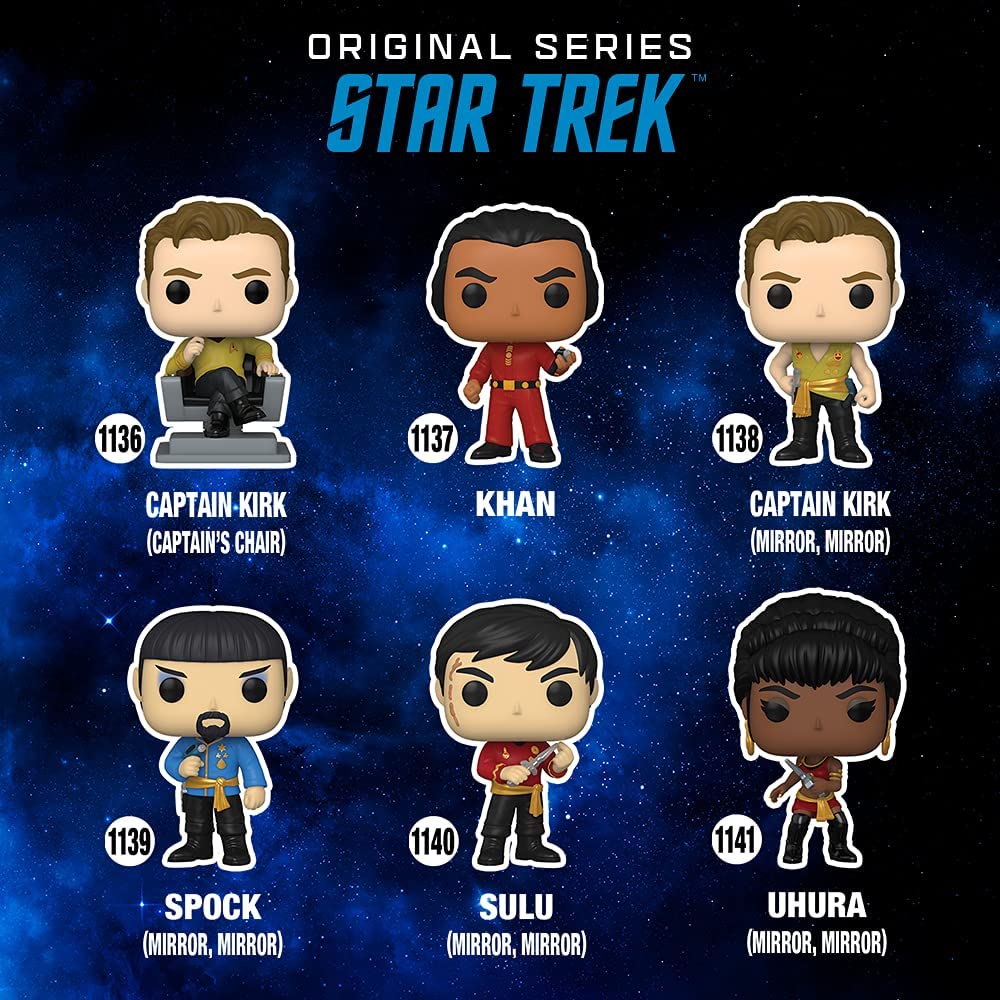 Funko POP TV: Star Trek - Spock (Mirror Mirror Outfit) Collectible Vinyl Figure, Multicolor, One Size 1 Count (Pack of 1)