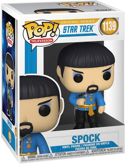 Funko POP TV: Star Trek - Spock (Mirror Mirror Outfit) Collectible Vinyl Figure, Multicolor, One Size 1 Count (Pack of 1)