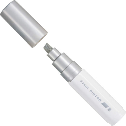 Pilot Pintor Marker Chisel Tip Broad Line Silver