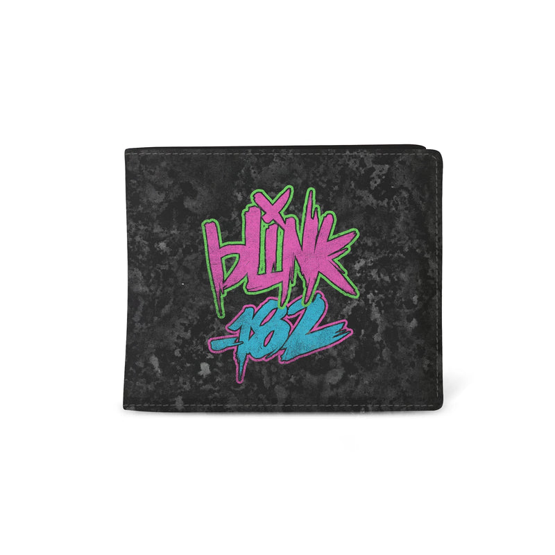 Blink 182 Wallet Classic Band Logo Official Black Bifold small