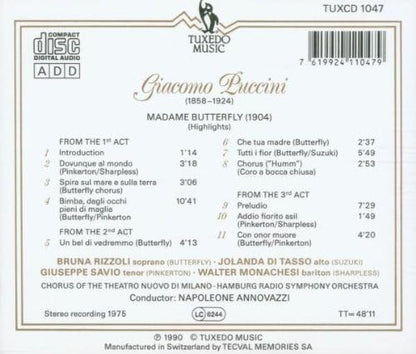 Puccini: Madam Butterfly