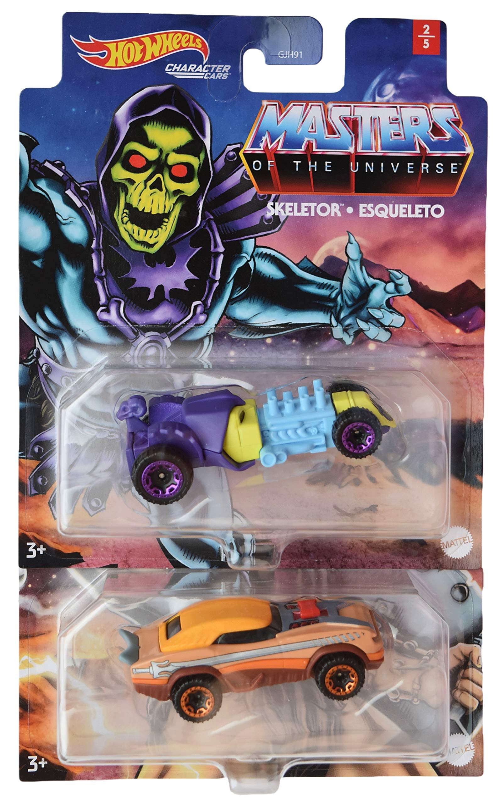 Hot Wheels Masters of The Universe  and  Set of 2 - Character Cars