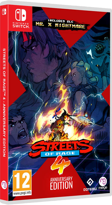 Streets Of Rage 4 - Anniversary Edition (Nintendo Switch) Nintendo Switch single