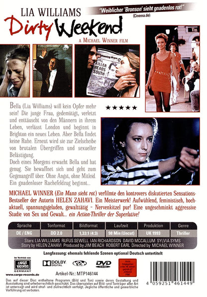 Dirty Weekend - Zur Rache getrieben - Uncut