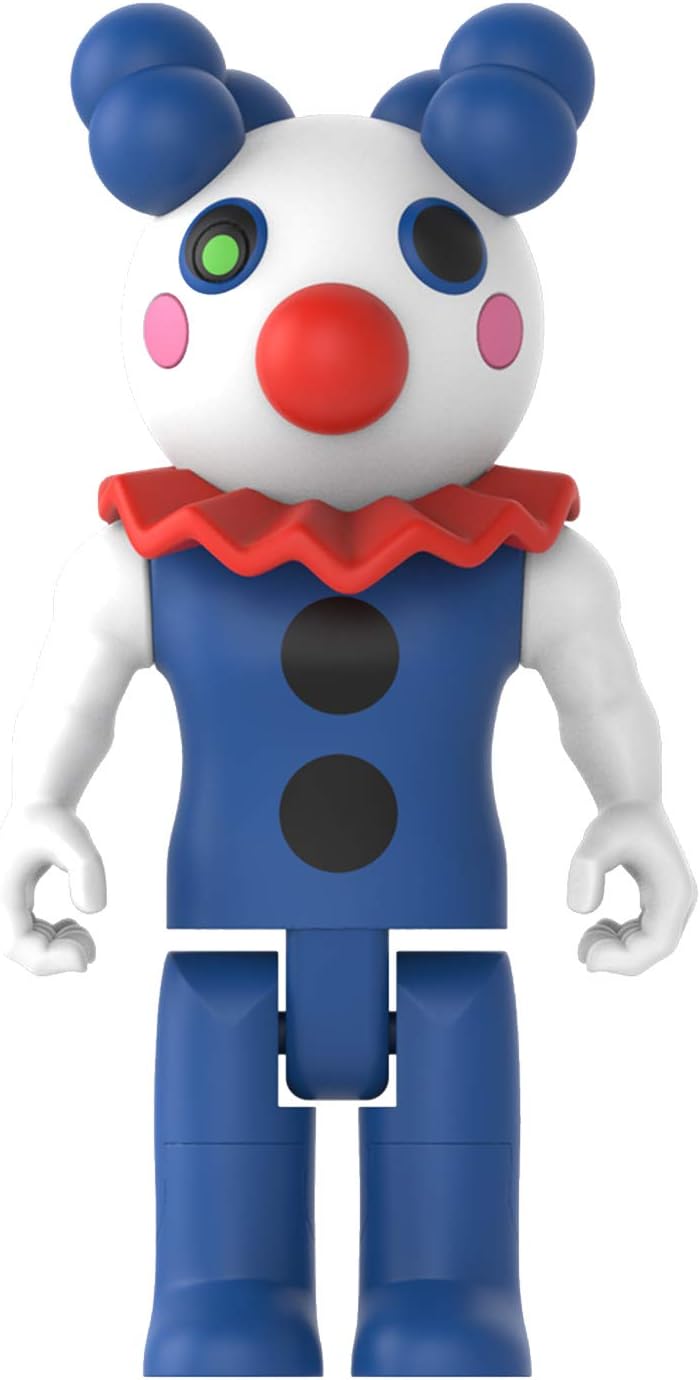 PIGGY Action Figure - Clowny Articulated Buildable Action Figure Toy, Series 1 Collectible