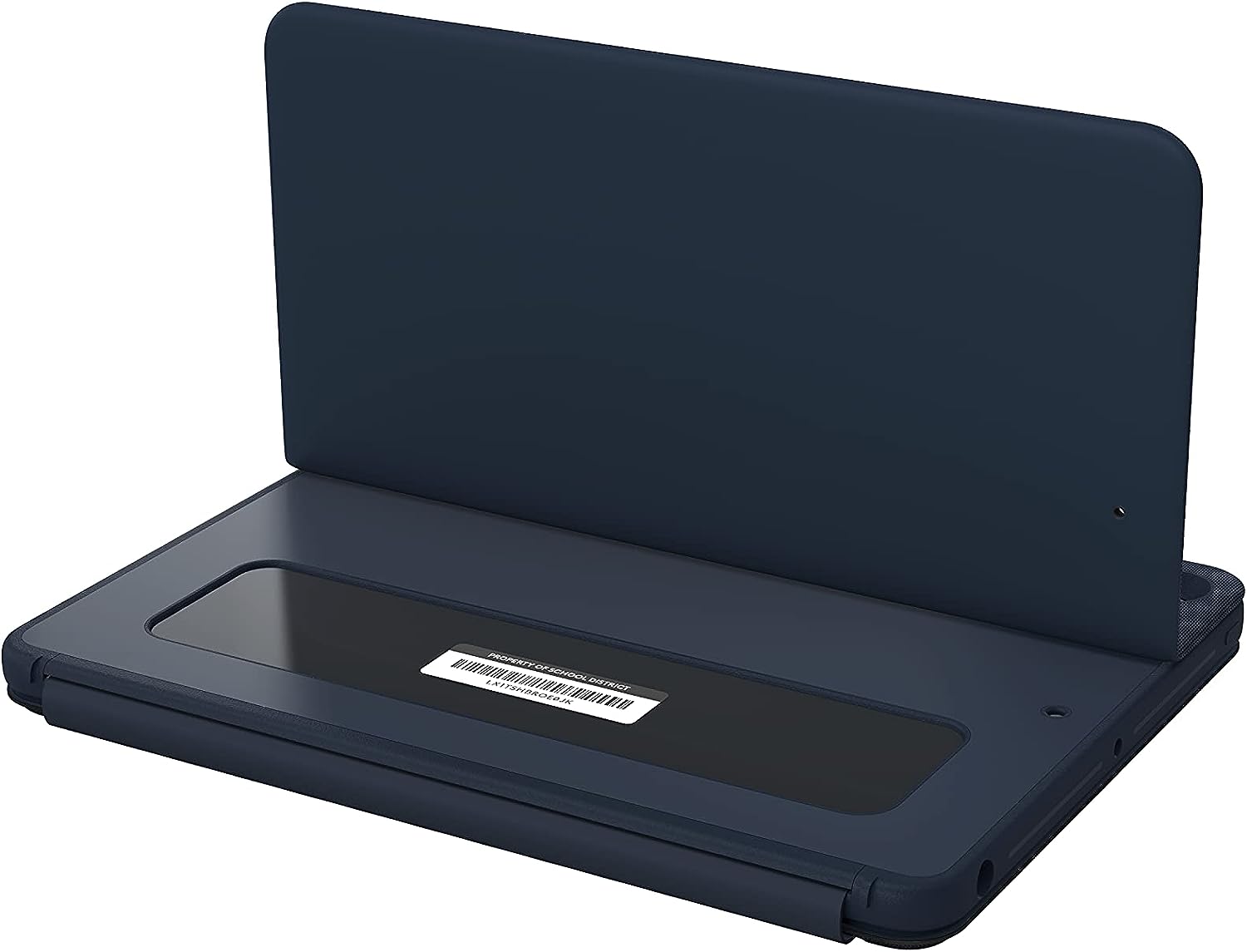 Logitech Rugged Combo 3 Touch iPad Keyboard Case (7th, 8th, & 9th generation - 2019, 2020, 2021) with Trackpad and Smart Connector for iPad, QWERTY UK English Layout - Classic Blue