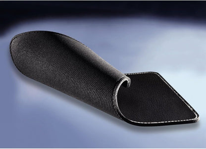Hama | Leather Look Mouse Pad with White Stitching| Non Slip | Black