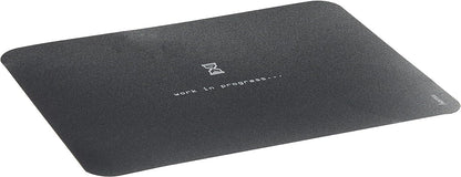 Hama Work in Progress 54795 Mouse Mat Grey (W x H x D) 220 x 1 x 180 mm Black