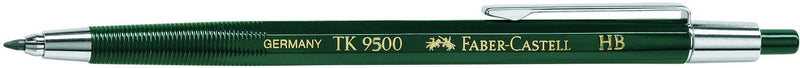 Faber-Castell 139500 - TK 9500 Tail Point Marker, Thickness: 2 mm, Hardness: HB, Shank Color: Green Single