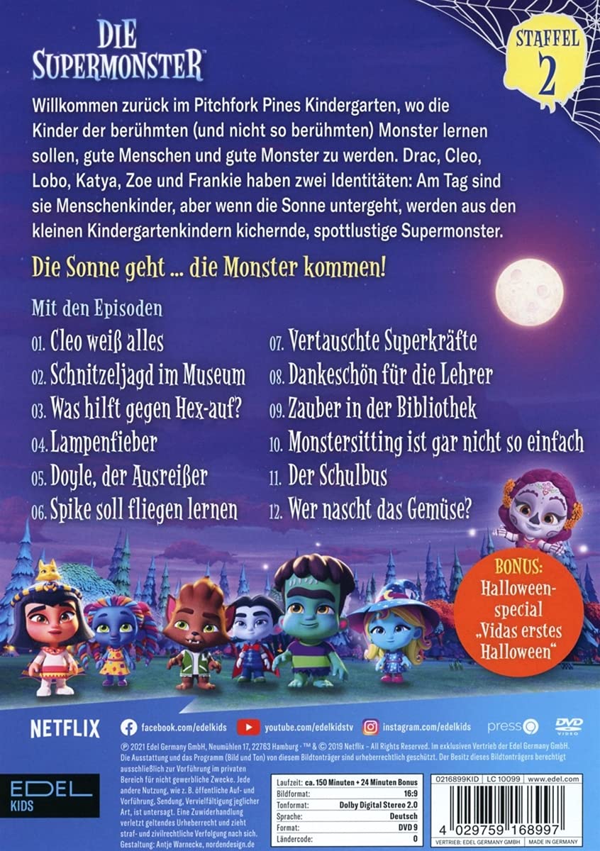 Die Supermonster - DVD-Staffelbox 2 - Die komplette 2. Staffel (1 - 12)