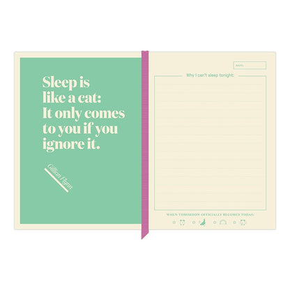 Gah I Can't Sleep Inner-Truth Journal Sleep Notebook (Ombre Version)