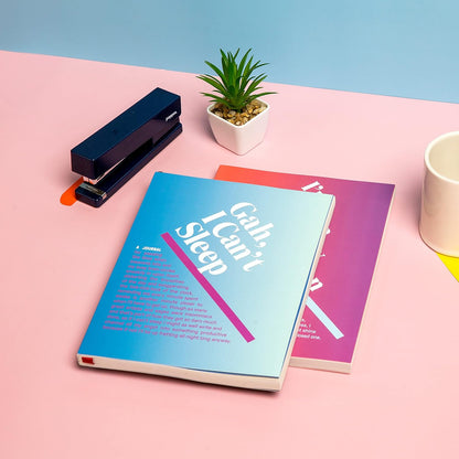 Gah I Can't Sleep Inner-Truth Journal Sleep Notebook (Ombre Version)