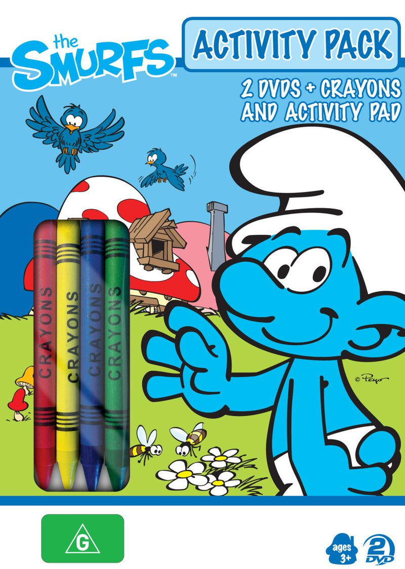 The Smurfs: Activity Pack - 2 DVDs, Crayons and Activity Pad