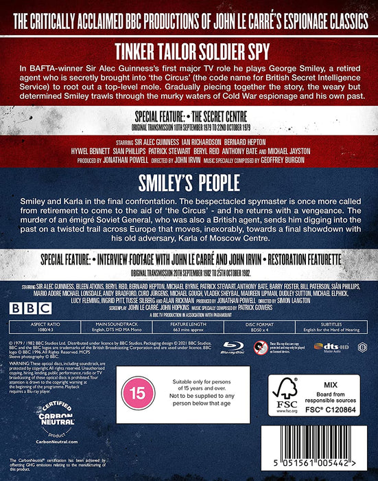 Tinker, Tailor, Soldier, Spy & Smiley's People boxset