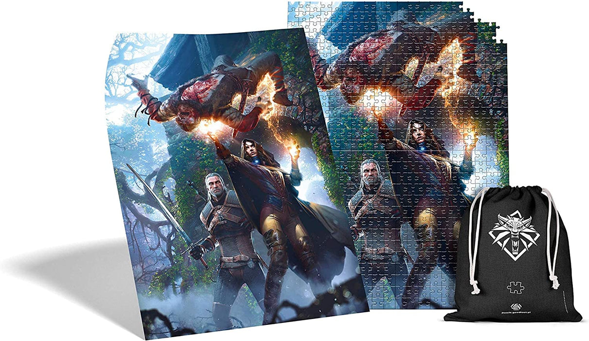 The Witcher 3: Wild Hunt Yennefer | 1000 Piece Jigsaw Puzzle | Includes Poster and Bag | 68 x 48 | for Adults & Kids Age 14 Years and Up | Perfect for Christmas and Birthday Present | Game-Artwork 100