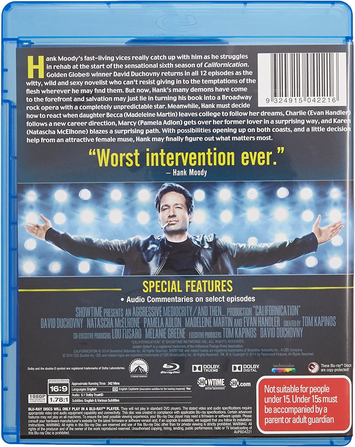 Californication Season 6 Blu-Ray (Region B