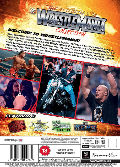WWE: The Attitude Era WrestleMania Collection
