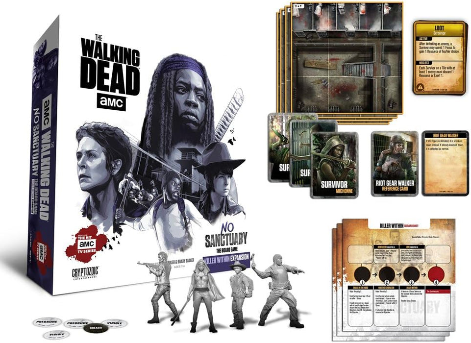 Cryptozoic Entertainment Walking Dead No Sanctuary Killer Within Expansion Board Game