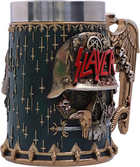 Officially Licensed Slayer Eagle Helmet Skull Logo Tankard