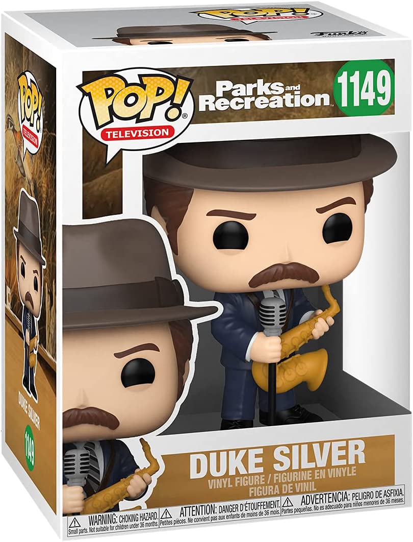 Funko POP! TV: Parks And Rec - Ron Swanson - Duke Silver - Parks And Recreation - Collectable Vinyl Figure - Gift Idea - Official Merchandise - Toys For Kids & Adults - TV Fans Pop! Vinyl