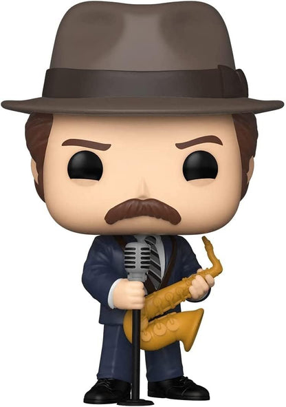 Funko POP! TV: Parks And Rec - Ron Swanson - Duke Silver - Parks And Recreation - Collectable Vinyl Figure - Gift Idea - Official Merchandise - Toys For Kids & Adults - TV Fans Pop! Vinyl