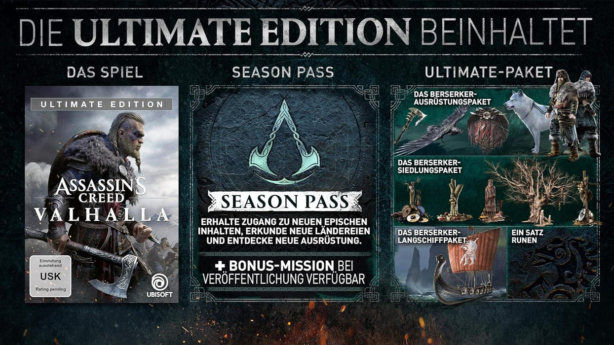 Assassin's Creed Valhalla - Ultimate Edition | Uncut  Xbox One | Xbox Series X Ultimate