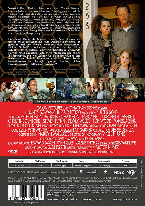 Ulee's Gold / Preisgekröntes Filmdrama mit Peter Fonda und Jessica Biel (Pidax Film-Klassiker)