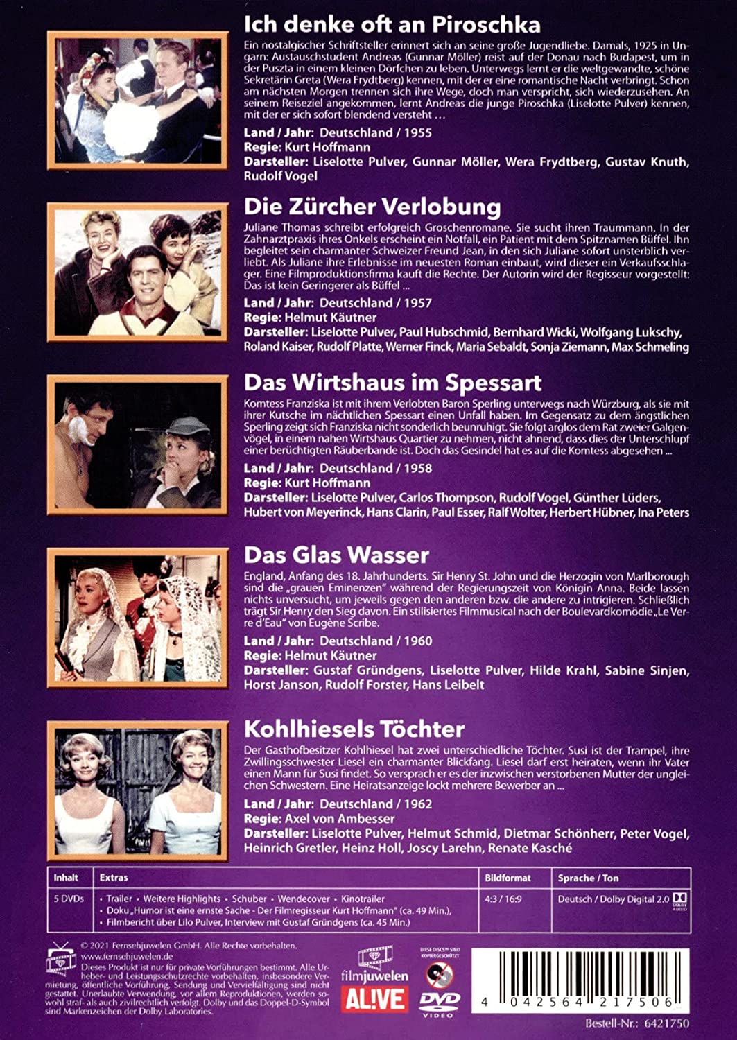Heimatkanal Lilo Pulver Jubiläums-Edition