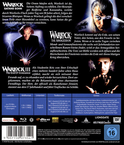 Warlock Trilogy (3 Blu-rays