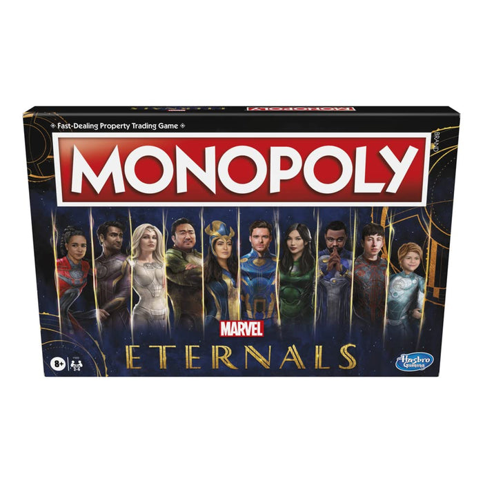 Monopoly: Marvel Studios' Eternals Edition Board Game for Marvel Fans, Kids Ages 8 and Up Monopoly Eternals