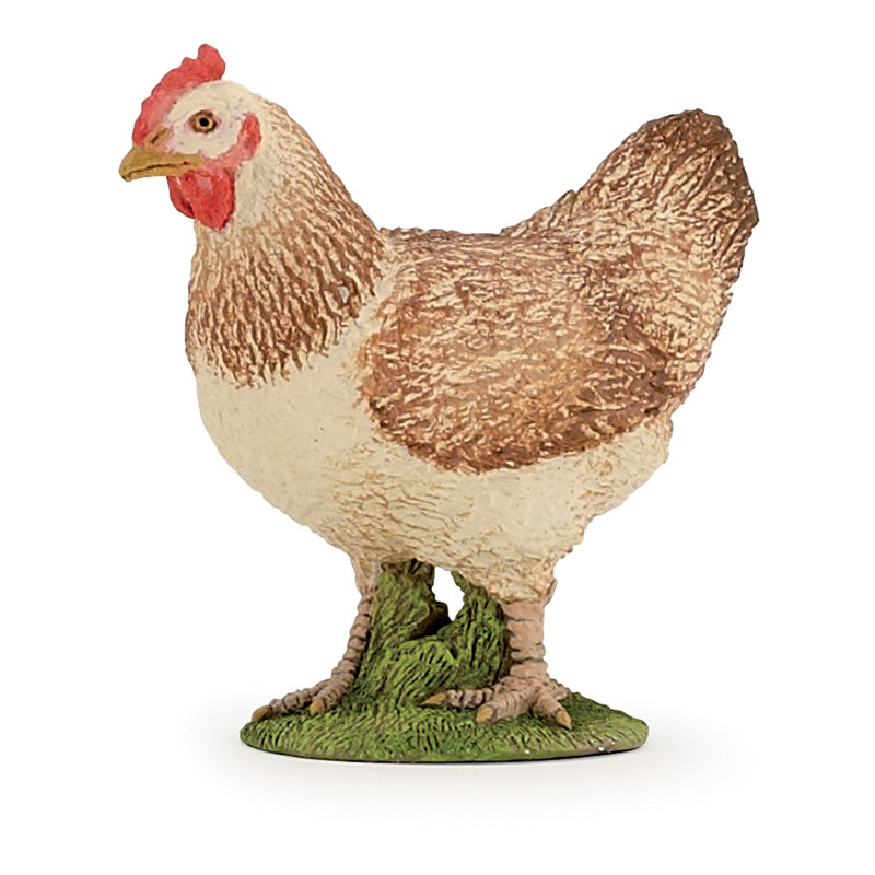 PAPO Farmyard Friends Red Hen Toy Figure, Multi-colour (51159)