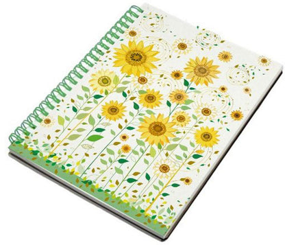 Sunflower A6 Side Spiral Notebook - Turnowsky