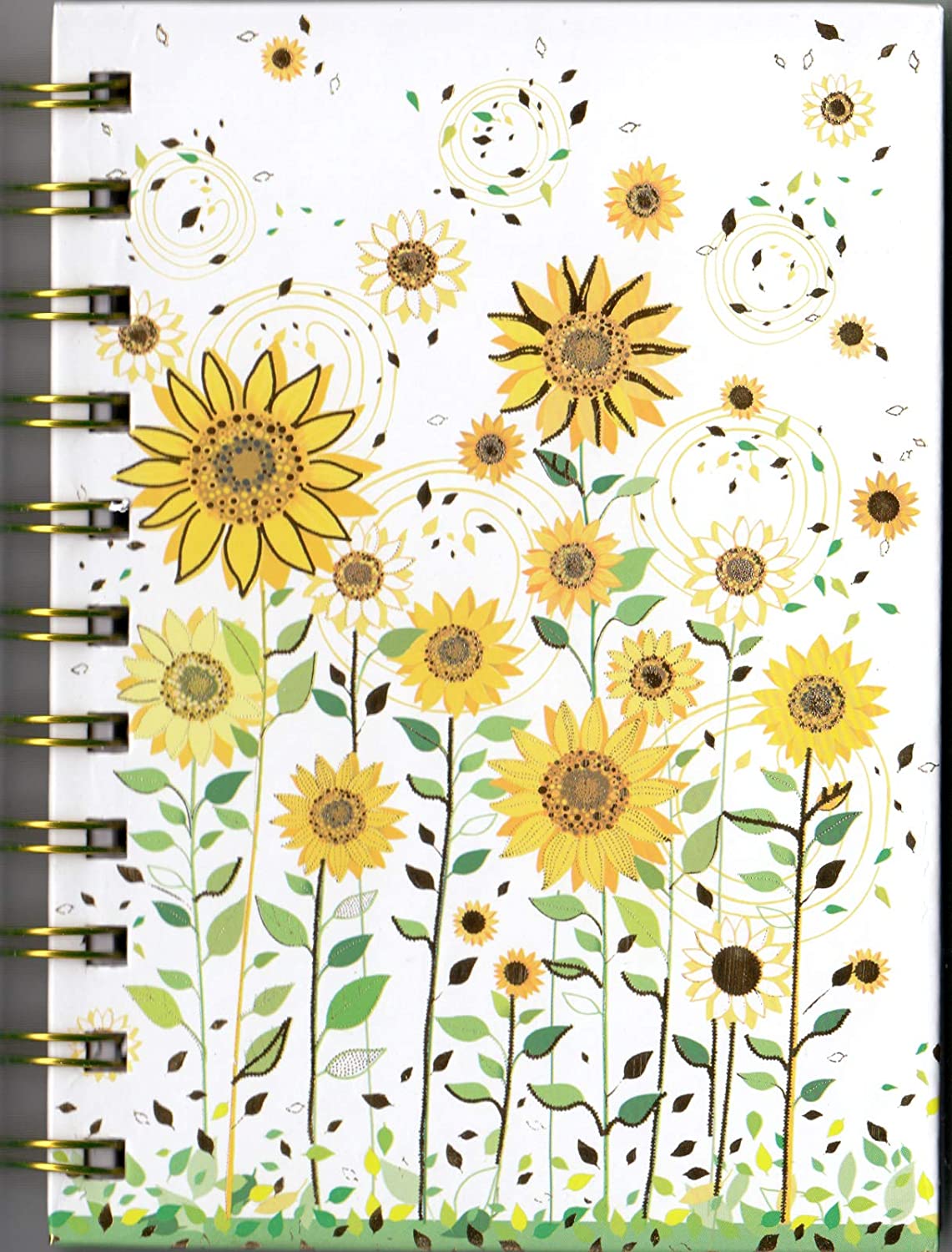 Sunflower A6 Side Spiral Notebook - Turnowsky