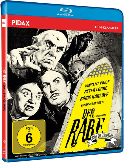Der Rabe - Duell der Zauberer (The Raven) / Starbesetzter Edgar-Allan-Poe-Kultfilm (Pidax Film-Klassiker)