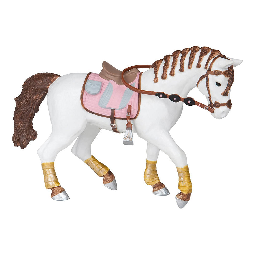 Papo -Figuras pintadas a Mano -Caballos y Potros -Caballo trenzado-51525-Coleccionable -para Niños y Niñas de 3 Años o Más