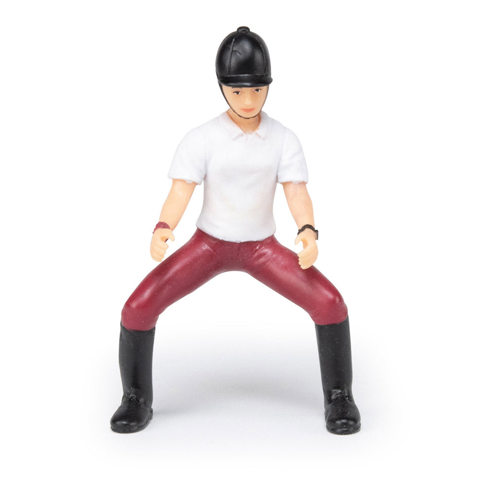 PAPO Horse and Ponies Young Riding Girl Toy Figure, Multi-colour (52004)