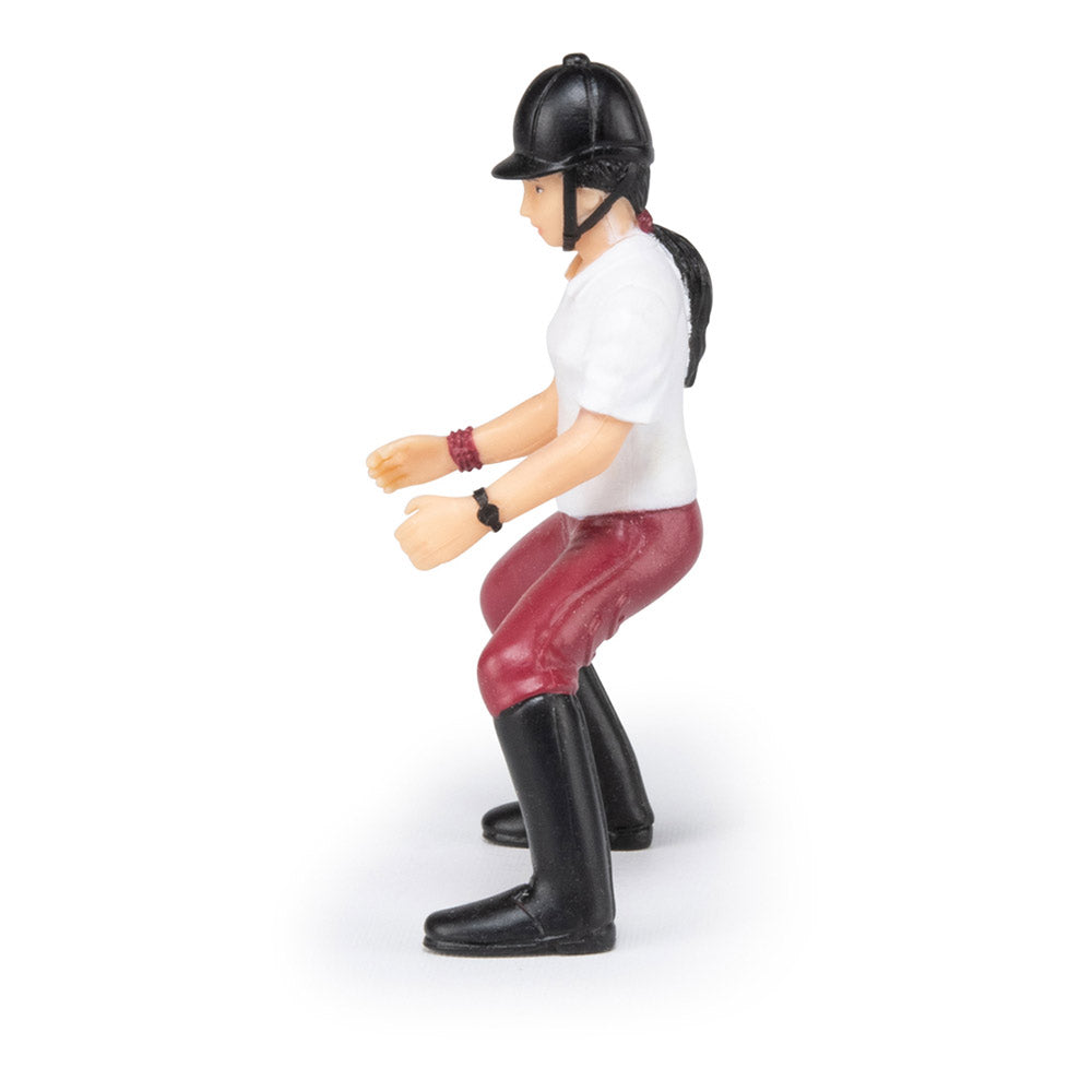 PAPO Horse and Ponies Young Riding Girl Toy Figure, Multi-colour (52004)