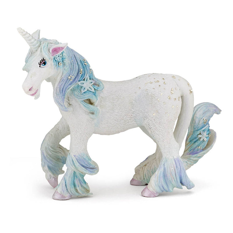 Papo Toys Figura Unicornio De Las Nieves (Plastico) Figura, Multicolor, 39104