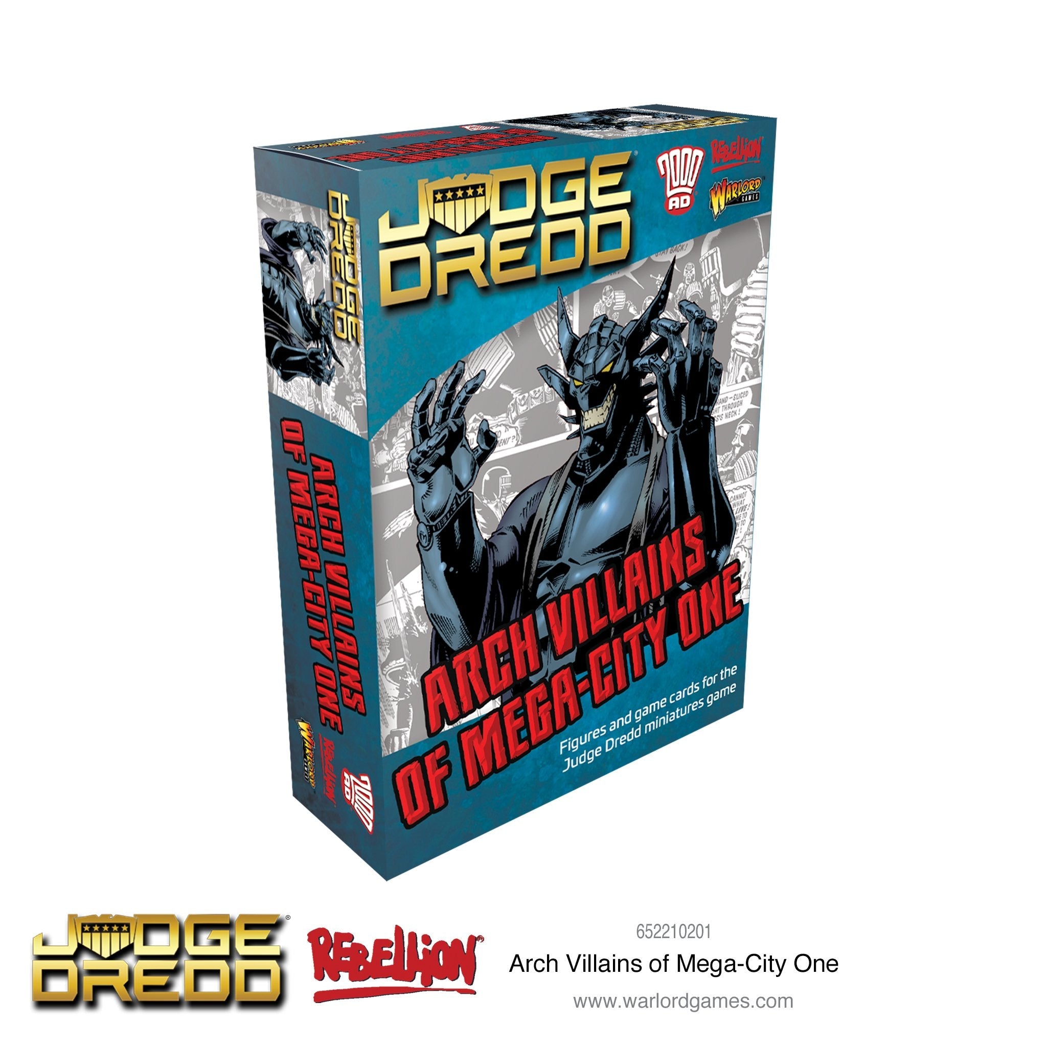Arch Villains of Mega City 1 - for Judge Dredd by Warlord Games - Highly Detailed 2000AD Miniatures for Table-top Wargaming