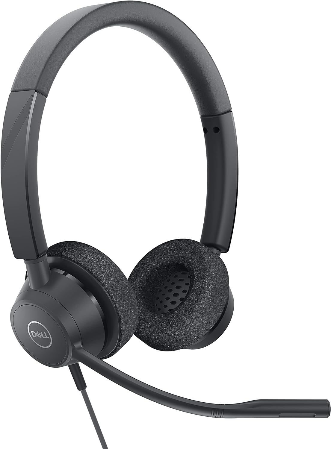 Dell WH3022 Pro Stereo Headset, Black Dell Pro Stereo Headset WH3022