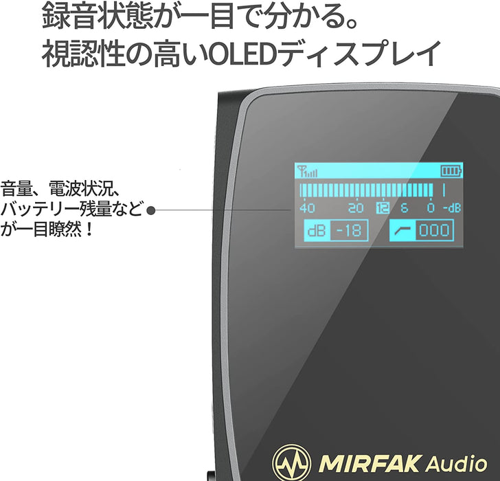 MIRFAK DUAL Channel Compact Wireless Mic. system WE10 PRO (D200091)