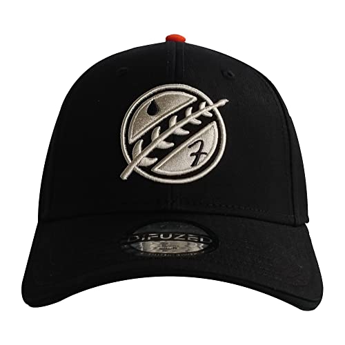 Star Wars The Mandalorian Boba Fett Symbol Logo Adjustable Baseball Cap, Black (Ba616653Stw)