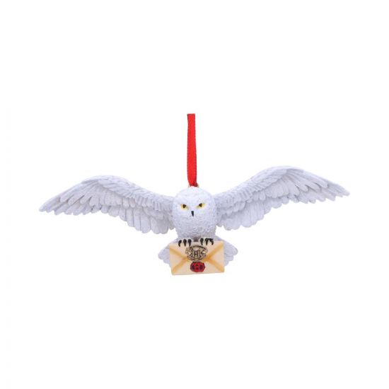 Nemesis Now Harry Potter Hedwig - Ornamento decorativo da appendere (13 cm), colore bianco (B5625T1)