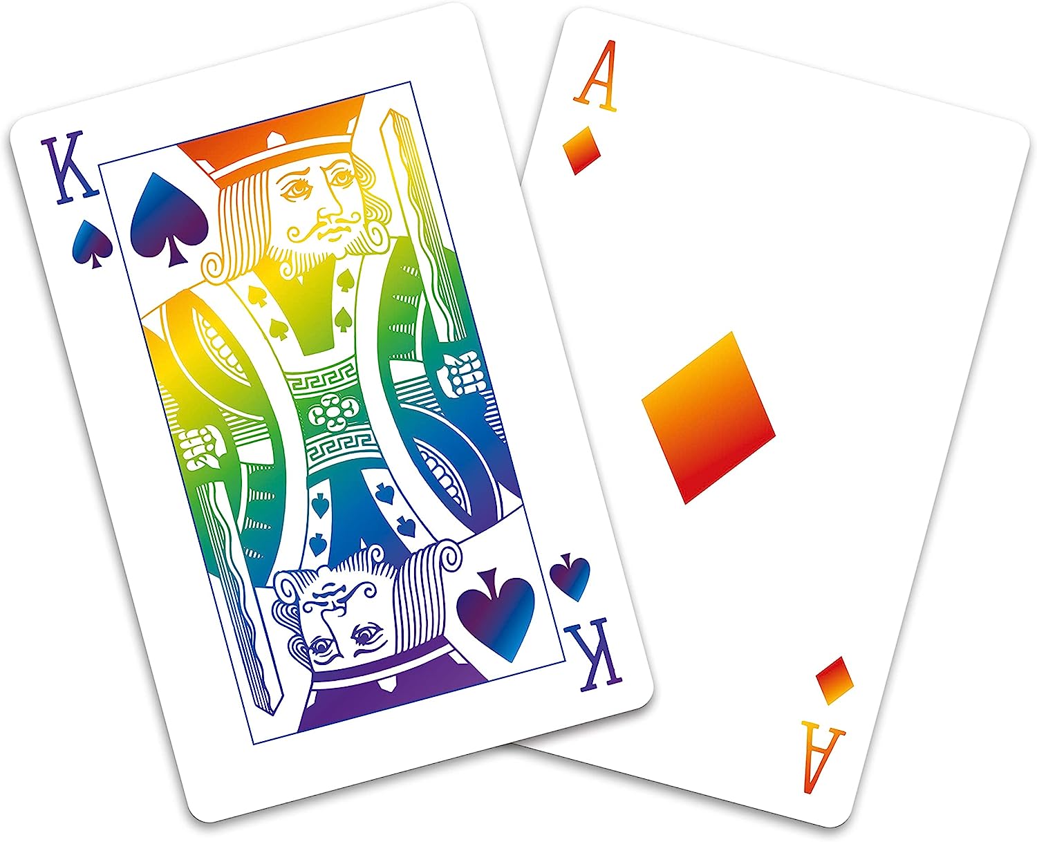 Waddingtons NO. 1 Arcoíris Cartas Poker - 1 Baraja De 55 Cartas, Para Todos A Partir De 4 Años, Desde 1 Jugador