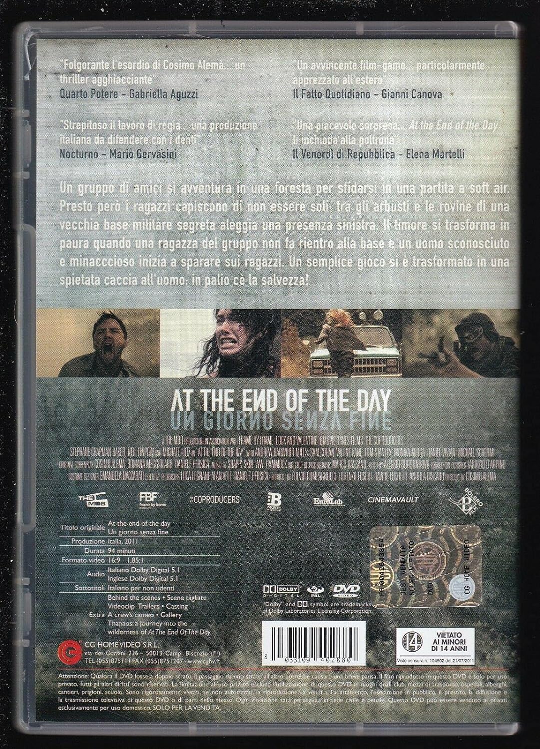 At the End of the Day (2011) ( At the End of the Day - Un giorno senza fine ) ( War Games: At the End of the Day (Delirium Cordia) )