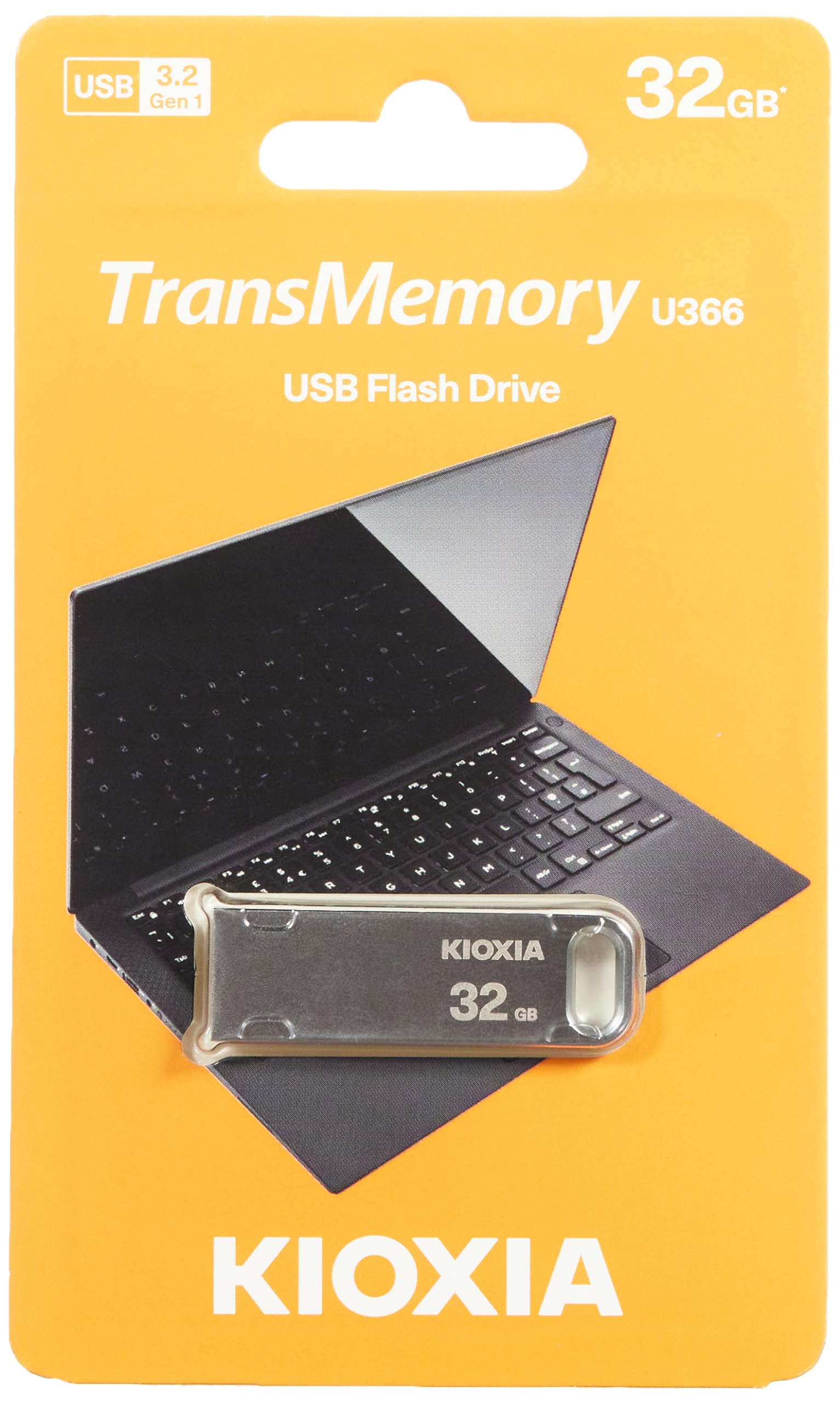 KIOXIA, USB 3.0 U366, Metal, 32GB 32GB U366 Metal