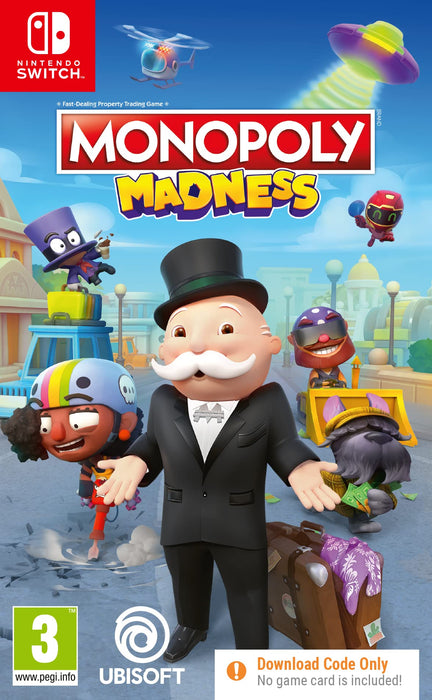 Monopoly Madness (Nintendo Switch) (Code in Box) Switch Code in Box Code in Box