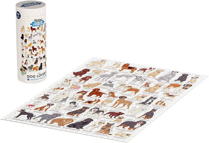 Ridley's Games JIG056 Dog Lovers Jigsaw Puzzle, White, 1000 Piece