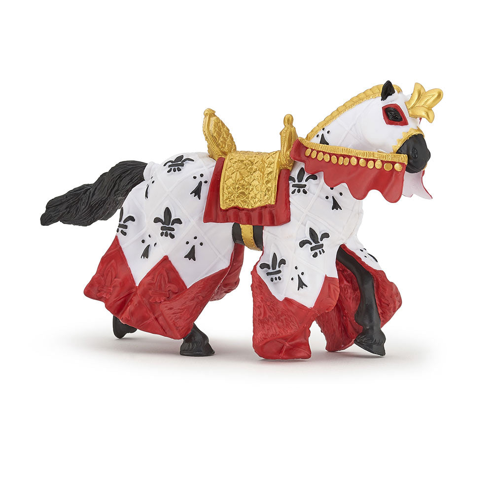 PAPO Fantasy World Red King Arthur Horse Toy Figure, Multi-colour (39951)