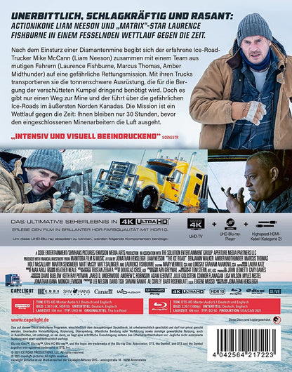 The Ice Road - 2-Disc Limited Steelbook (Deutsch/OV) (4K Ultra-HD/Ultra-HD-Blu-ray + Blu-ray